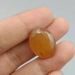 نگین عقیق یمنی تراش دار اصل معدنی کد 7552