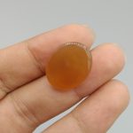 نگین عقیق یمنی تراش دار اصل معدنی کد 7552