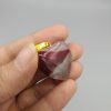 گردنبند عقیق دراگون اصل معدنی تراش قلبی دو طرفه کد 7895
