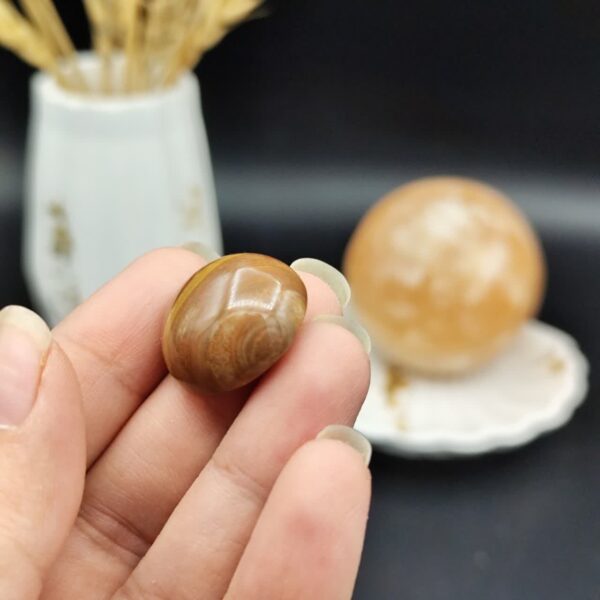 نگین جاسپر قهوه ای اصل معدنی کد 7025
