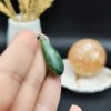 گردنبند یشم شجری سبز اصل معدنی کد 7414