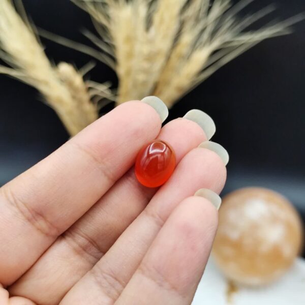 نگین عقیق سرخ خراسان اصل معدنی کد 8032