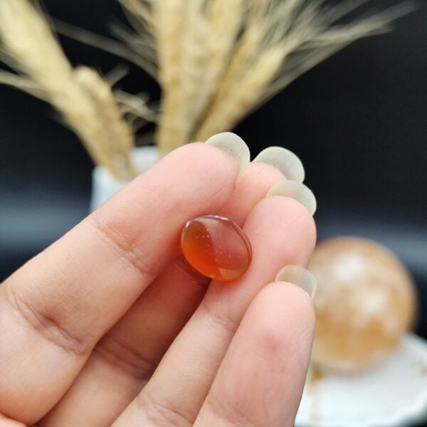 نگین عقیق سرخ خراسان اصل معدنی کد 8032