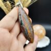 گردنبند نقره عقیق شجر اصل طبیعی کد 8142
