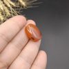 نگین عقیق پرتقالی یمنی اصل معدنی کد 8561