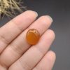 نگین عقیق پرتقالی یمنی اصل معدنی کد 8553