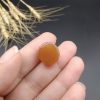 نگین عقیق پرتقالی یمنی اصل معدنی کد 8546