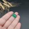 نگین عقیق سبز اصل معدنی کد 8434