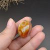 نگین عقیق باباقوری مصور اصل معدنی کد 8372
