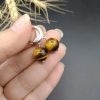 گوشواره چشم ببر اصل معدنی کد 8953