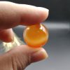 گردنبند نقره عقیق پرتقالی اصل معدنی کد 8377