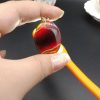 گردنبند نقره عقیق سلیمانی خراسانی اصل معدنی کد 8719