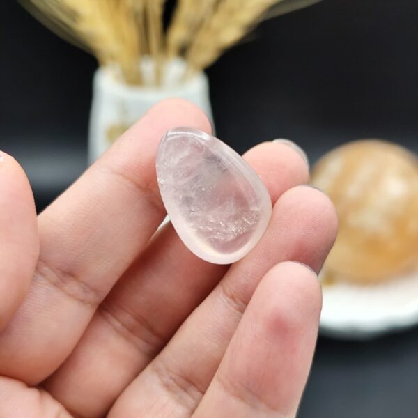 نگین رزکوارتز اصل معدنی کد 9248