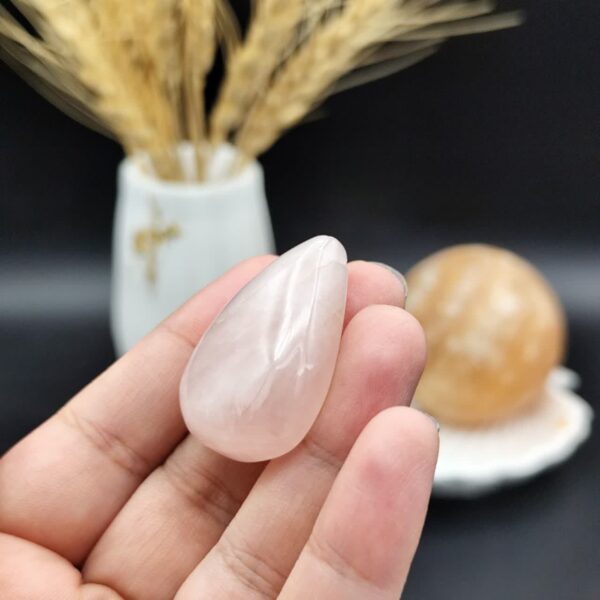نگین رزکوارتز اصل معدنی کد 9245