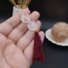جفت سکه عشق سنگ رزکوارتز اصل معدنی کد 9330