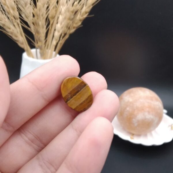 نگین چشم ببر اصل معدنی کد 8757