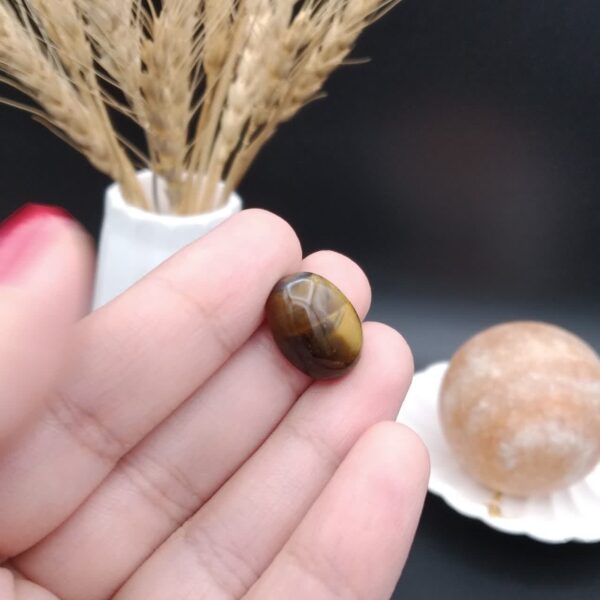 نگین چشم ببر اصل معدنی کد 8753